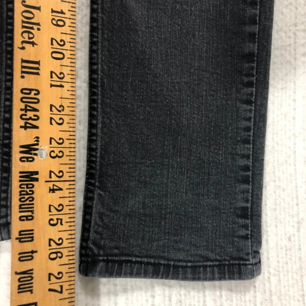 Levis 511 Slim Fit Jeans Mens‎ 30x27 Faded Black Denim Pants 04511-4406